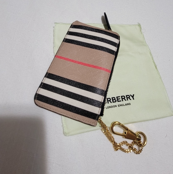 Burberry Kelbrook Icon Stripe Coin Case - Picture 7 of 9